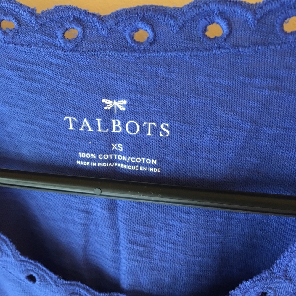 Talbots eyelet tank top XS - Picture 2 of 4